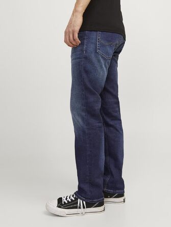 Чоловічі джинси Jack & Jones JJICLARK Regular Fit, синій денім, 36W / 34L