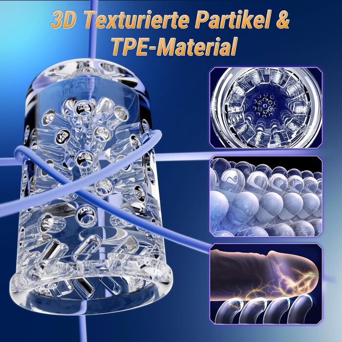 Мастурбатор для чоловіків Pangpangmi з 9 режимами, телескопічною функцією та ротацією - сексуальна іграшка для чоловіків