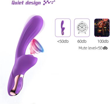 Вібратор для жінок Sexspielzeug: 10 режимів, тихий, кролик, рожевий