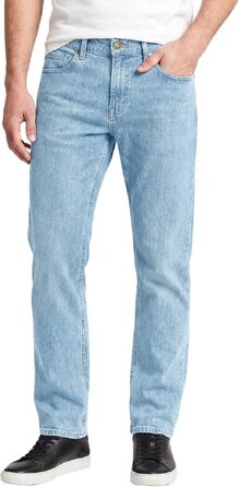 Чоловічі джинси Runcati Slim Fit з бавовни та стрейч, світло-блакитні, повсякденні та ділові штани (30W / 30L)
