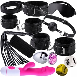 BDSM-набір Ero-Bull чорний, 13 елементів