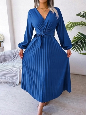 Коктейльна плисована сукня міді NewStyleD, розмір XL