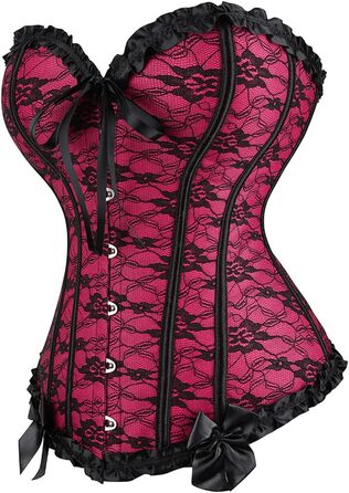 Корсет-корсет Grebrafan для жінок, червоний/рожевий, розмір 34-36