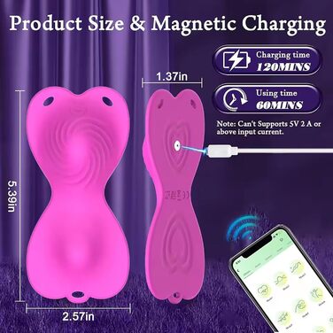 Вібратор-клітора для жінок Qhysin: 9 режимів, міні-вібратор, сексуальні іграшки для жінок та пар