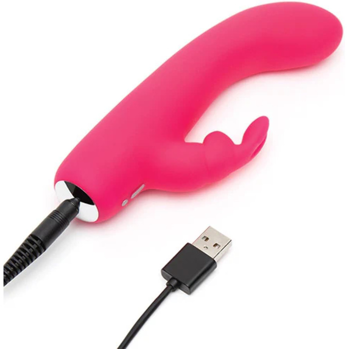 Вібратор для інтимної гігієни Happy Rabbit Mini Rabbitvibrator Rosa, 132.6 г