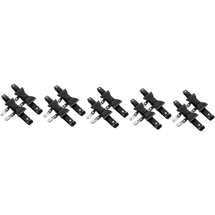 Жіночі наголовники DEARMAMY на ногу (5 шт.) - чорний