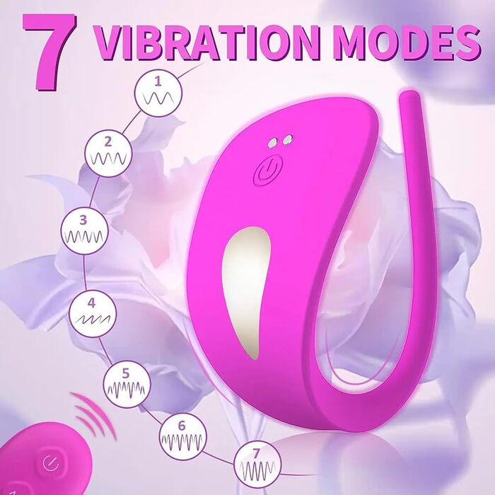 Вібратор Guspiun Ultradünn Butterfly для жінок, портативний, 7 режимів, керування дистанційно, міні-іграшка для дорослих