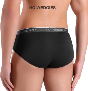 Слип чоловічий DAVID ARCHY з бамбука (XXL, 7 шт., багато кольорів) - м'яка підгузка без етикетки