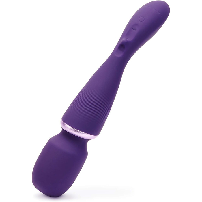 We-Vibe Wand 2 - Масажер-вібратор для жінок, бездротовий, керування через додаток, 10 рівнів інтенсивності, тихий, водонепроникний, перезаряджуваний (фіолетовий)
