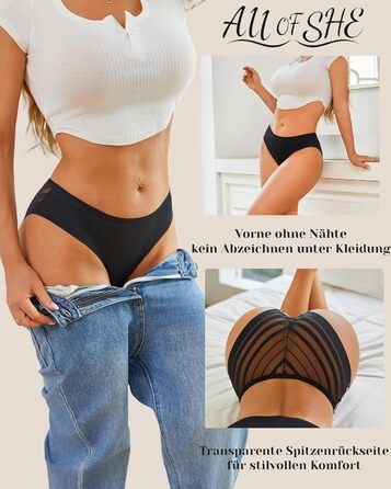 5 шт. труси жіночі мереживні, безшовні, сексуальні, бавовняні, кольори: чорний, білий, кремовий, рожевий, темно-фіолетовий (S)