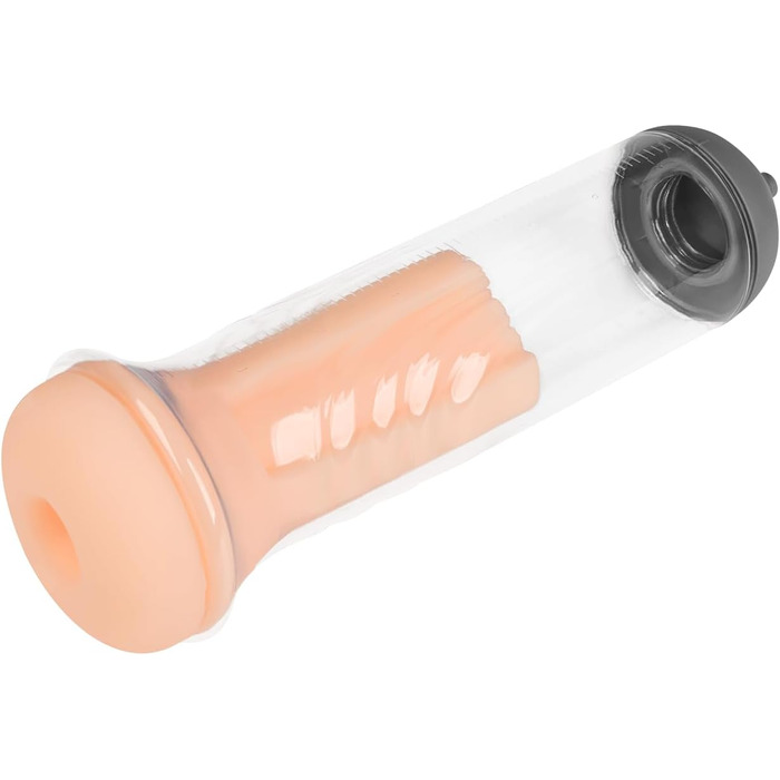 Електрична чоловіча помпа, 21 см, водонепроникна (IPX7), перезаряджувана, 4 режими та 4 інтенсивності, 2 манжети, міцні матеріали