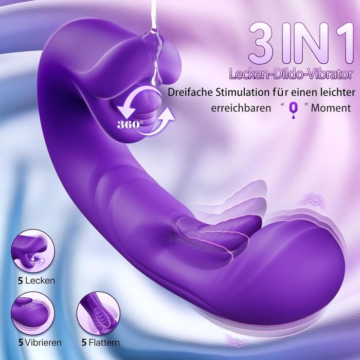 Набір вібраторів для жінок: дildo-вібратор, іграшки для дорослих з 5 режимами, стимуляція клітора