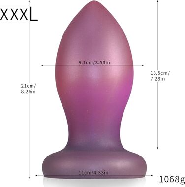 Анальний плаг GeRRiT з силікону, 6 розмірів, форма яйця, з присоском, для стимуляції простати, аналплаг, для чоловіків, жінок, пар