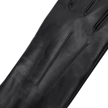 Зимові рукавички Harssidanzar Daen Vintage GL017EU з ультрам'якою підкладкою, чорні, розмір L