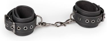 Набори наручників з екошкіри EasyToys Fetish Collection - регульовані, 80 см, діаметр 11-28 см