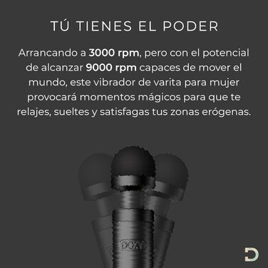 Масажер для тіла Doxy Die Cast 3 - чорний, перезаряджається, для жінок