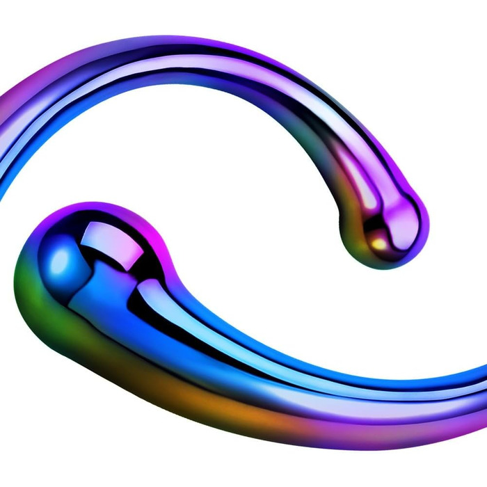 Анальний масажер для чоловіків та жінок Roluck з нержавіючої сталі, стимулятор G-точки, анальний плагін