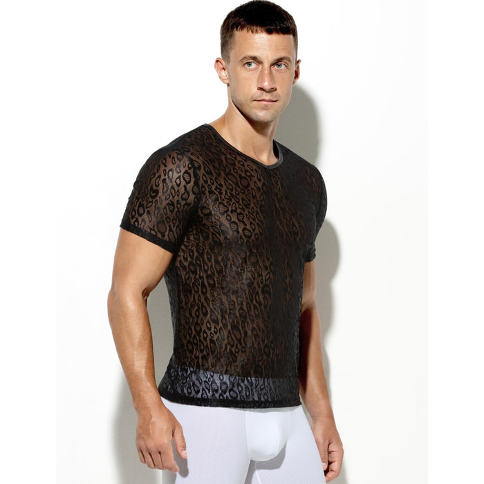 Чоловічий костюм для рейву Casey Kevin Netzhemd, чорний, розмір XXL