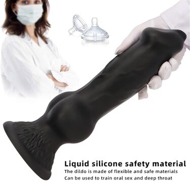 Анальний пробка-дилаттор у вигляді вовка Hrekssi з силікону (XS/S/M/L/XL) для масажу G-Spot та простати