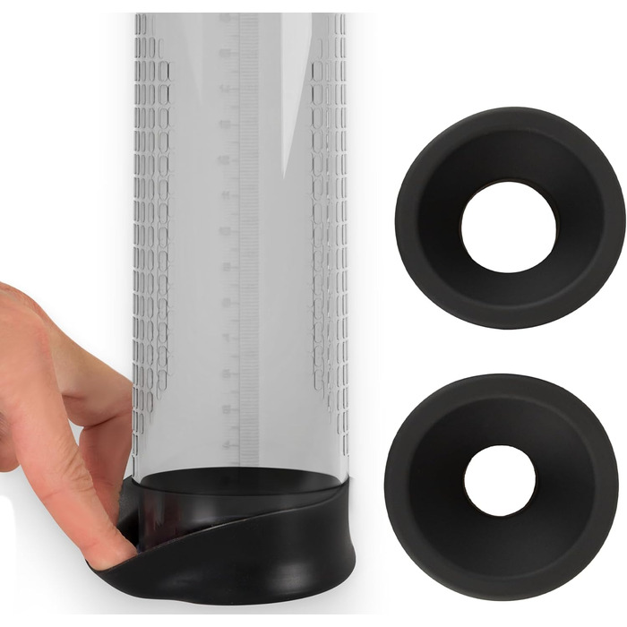 Автоматичний поршневий насос для збільшення пеніса Mister Boner, прозорий/чорний, 5,8 см