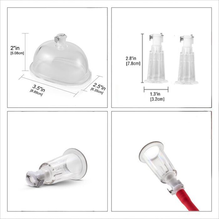 Набір для стимуляції статевих органів для жінок: вакуумний насос, кліторальний насос, вагінальний насос, стимулятор