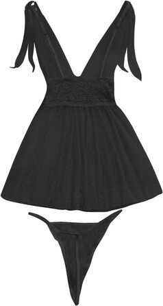 Сексуальний комплект ніжної жіночої білизни з відкритим промежиною: мереживний халат-комбінезон з вбудованим бюстгальтером, сатинове нічне плаття для жінок, білий/чорний колір