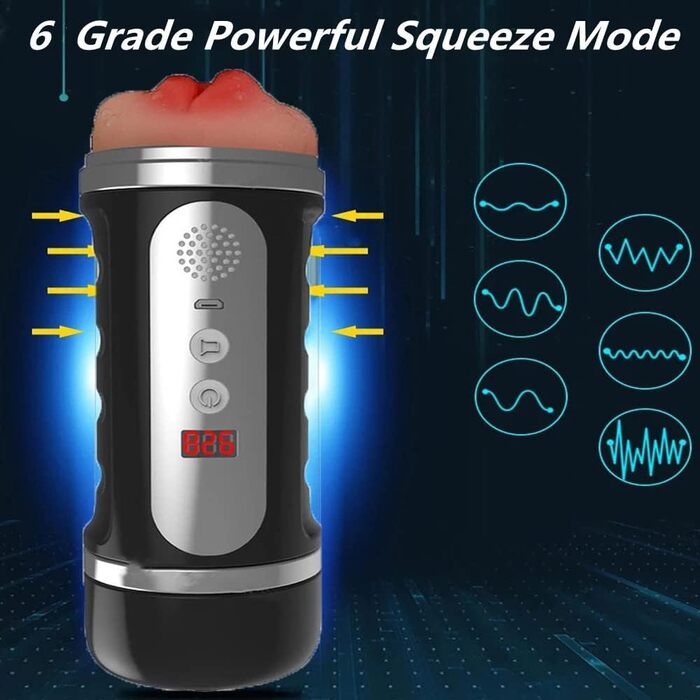 Електрична пеніс-насос Xuomt Doppelkopf з вібрацією, змінним тиском та звуком - для чоловіків. Іграшка для дорослих.