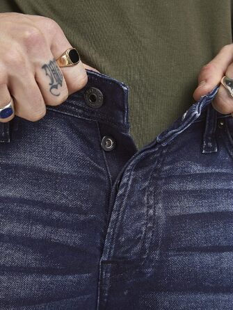 Чоловічі джинси Jack & Jones Jjimike Jjoriginal Loose Fit, синій денім, 34W / 32L
