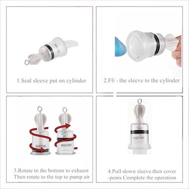 Набір для збільшення пеніса NAIXBTY: помпа, екстендер, тренажер для чоловіків