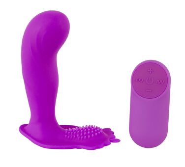 Вібратор жіночий ORION Slip-Vibrator з дистанційним керуванням, стимулятор G-точки та клітора, 10 режимів вібрації, рожевий