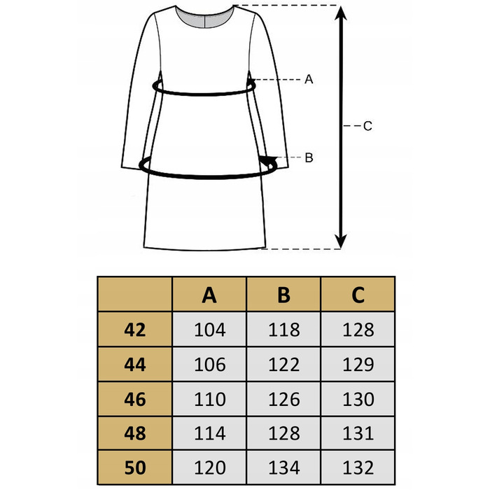 Трикотажна сукня міді для офісу FEMIMODA, розмір 42