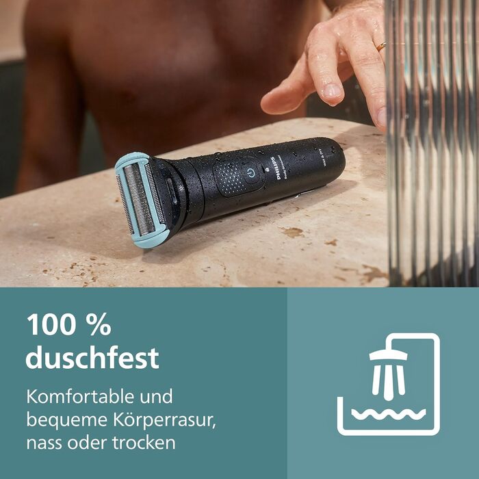 Тример для тіла та інтимних зон Philips Body Groomer Series 7000 BG7485/30, з 2D-гнучкою головкою, системою Triple Protect, насадками для спини та зарядним пристроєм, водонепроникний