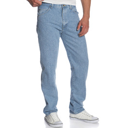 Чоловічі джинси Wrangler Original Regular Bootcut Fit 13Mwz, колір Rough Wash Indigo, Stonewashed (34W / 31L)
