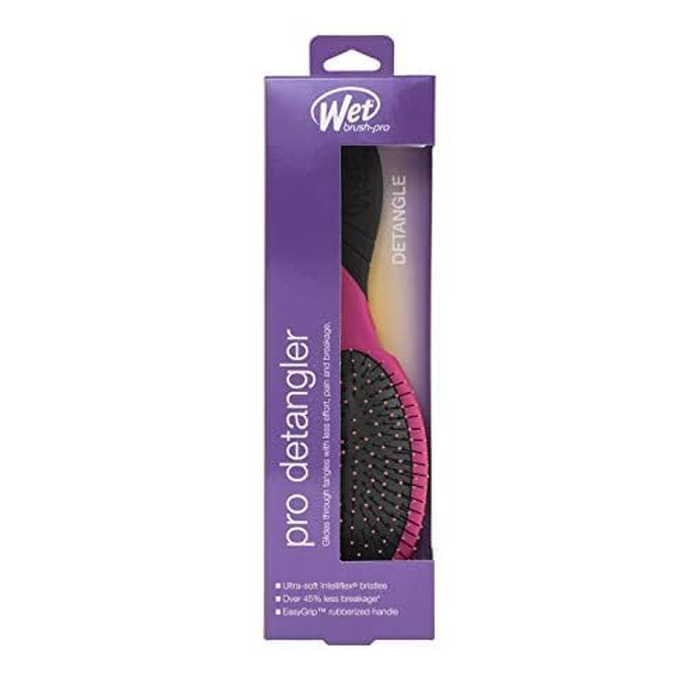 Масажна щітка для волосся Wet Brush Pro Detangler для легкого розплутування, рожева