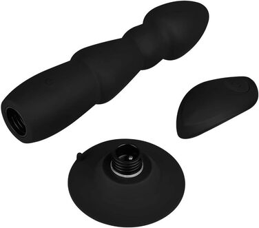 Анальний вібратор з пультом дистанційного керування | Водостійкий (IPX7) аналплаг для чоловіків та жінок | Гнучке секс-іграшка | 10 режимів вібрації | Анальний плаг з силікону | 20 см