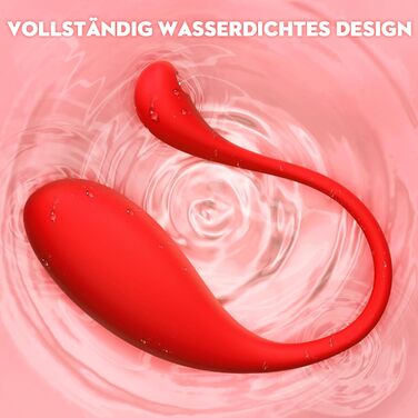 Вібратор жіночий з пультом дистанційного керування, 9 режимів, для інтимної насолоди. Червоний