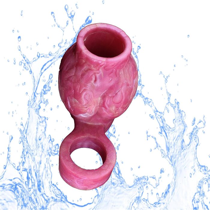 Пеніс-колготка, кільце для яєчок, збільшувач пеніса, секс-іграшка рожевого кольору
