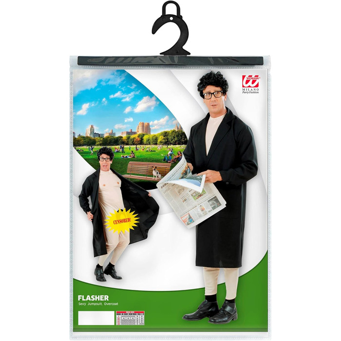 Костюм Exhibitionist від Widmann Milano - карнавальний костюм XL