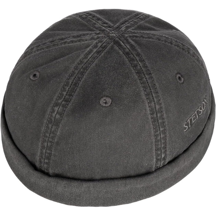 Чоловіча літня кепка Stetson Ocala Dockercap з UV-захистом 40+, сіра, розмір L (58-59 см)