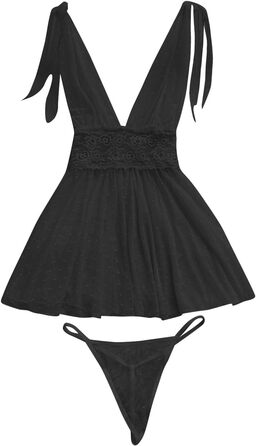 Сексуальний комплект ніжної жіночої білизни з відкритим промежиною: мереживний халат-комбінезон з вбудованим бюстгальтером, сатинове нічне плаття для жінок, білий/чорний колір