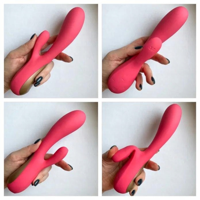Вібратор для точки G Satisfyer, червоний, 19 см, силікон