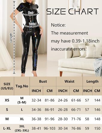 Комбінезон латекс чорний, жіночий, облягаючий, з короткими рукавами, для клубу, XS-XL