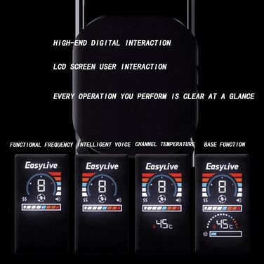 Електричний мастурбатор для чоловіків з 8 рівнями телескопічності та 5 режимами вібрації - ABS+PC+Гума+TPE