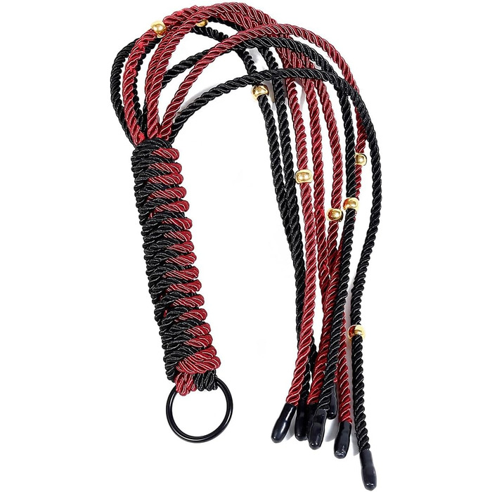 Набір для БДСМ: батіг з червоно-чорного плетіння, пензлики, для дорослих, секс-іграшки, бондж