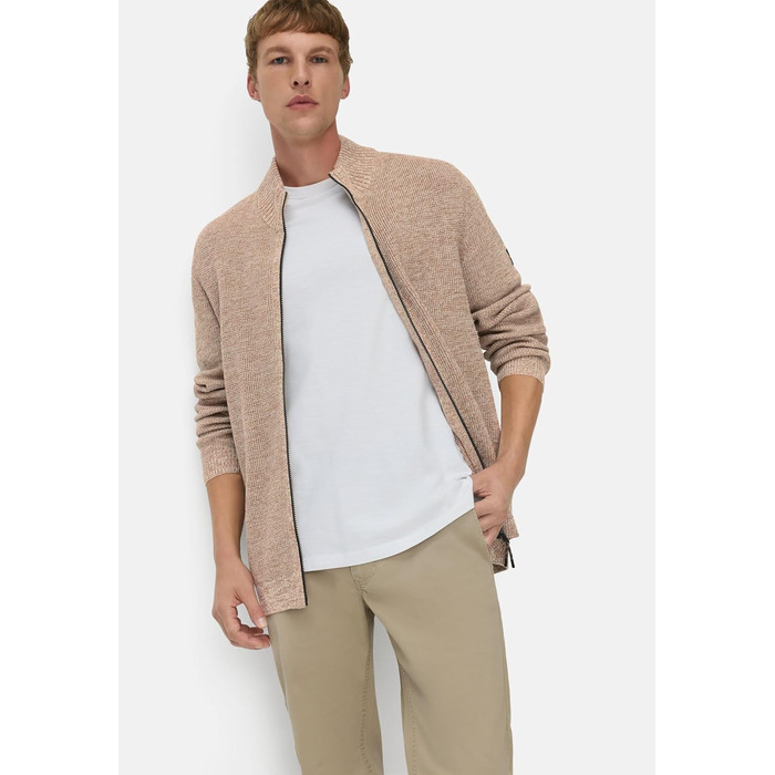 В’язаний піджак camel active (розмір XL, колір вівсяний)