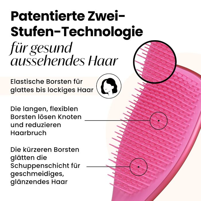 Щітка для волосся Tangle Teezer Ultimate Detangler для вологого та сухого волосся всіх типів, рожева (Afterparty Pink)