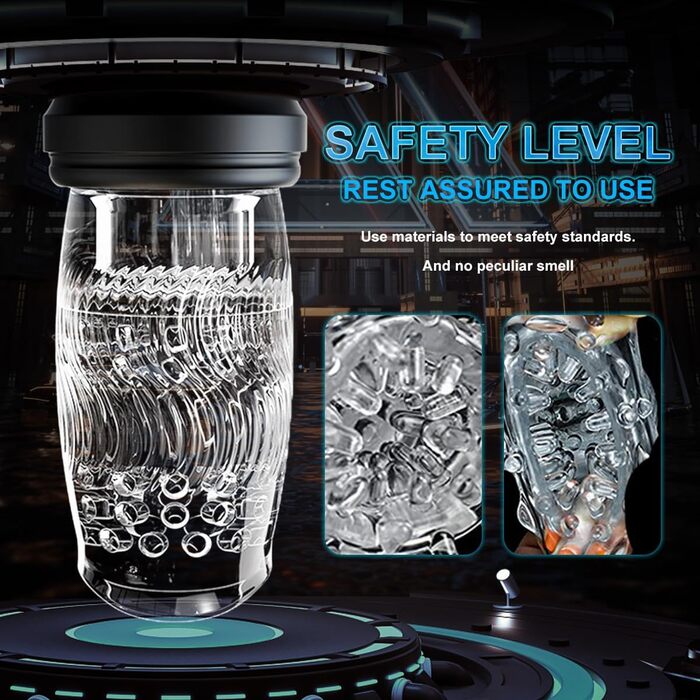 Електричний секс-іграшка для чоловіків з 5 режимами, телескопічною функцією та 10 вібрацій