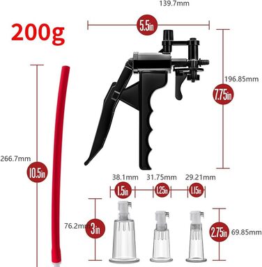 Набір для стимуляції клітора та вагіни: вакуумний насос, стимулятор сосків, екстремальна іграшка для жінок