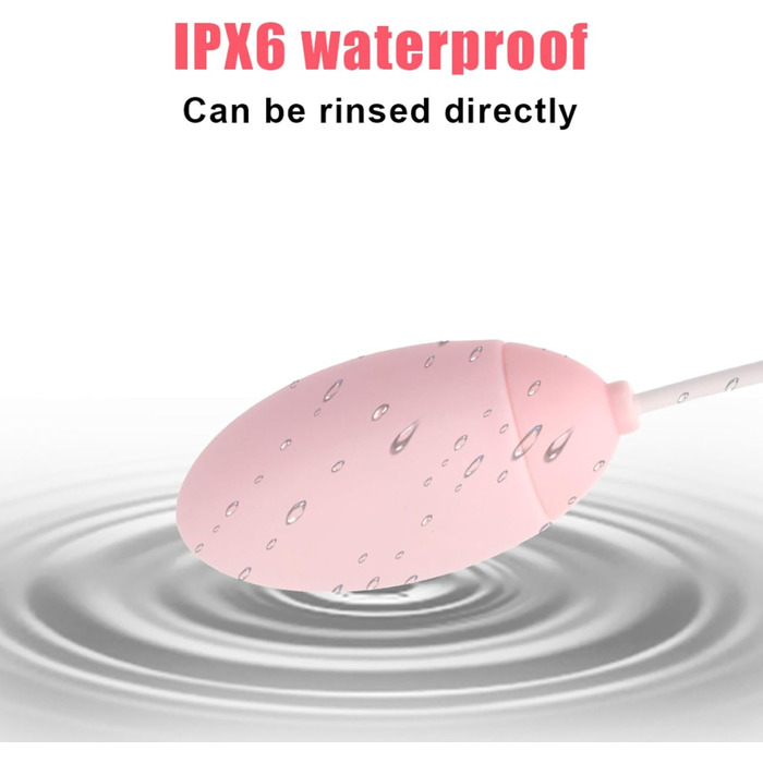 Вібруюче яйце для дорослих: міні-іграшка для жінок, вібруючий масажер G-точки, 10 режимів, силіконовий вібратор, секс-машина