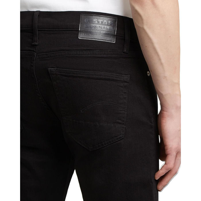 Чоловічі джинси G-Star RAW 3301 Slim Fit — вузькі сині джинси
